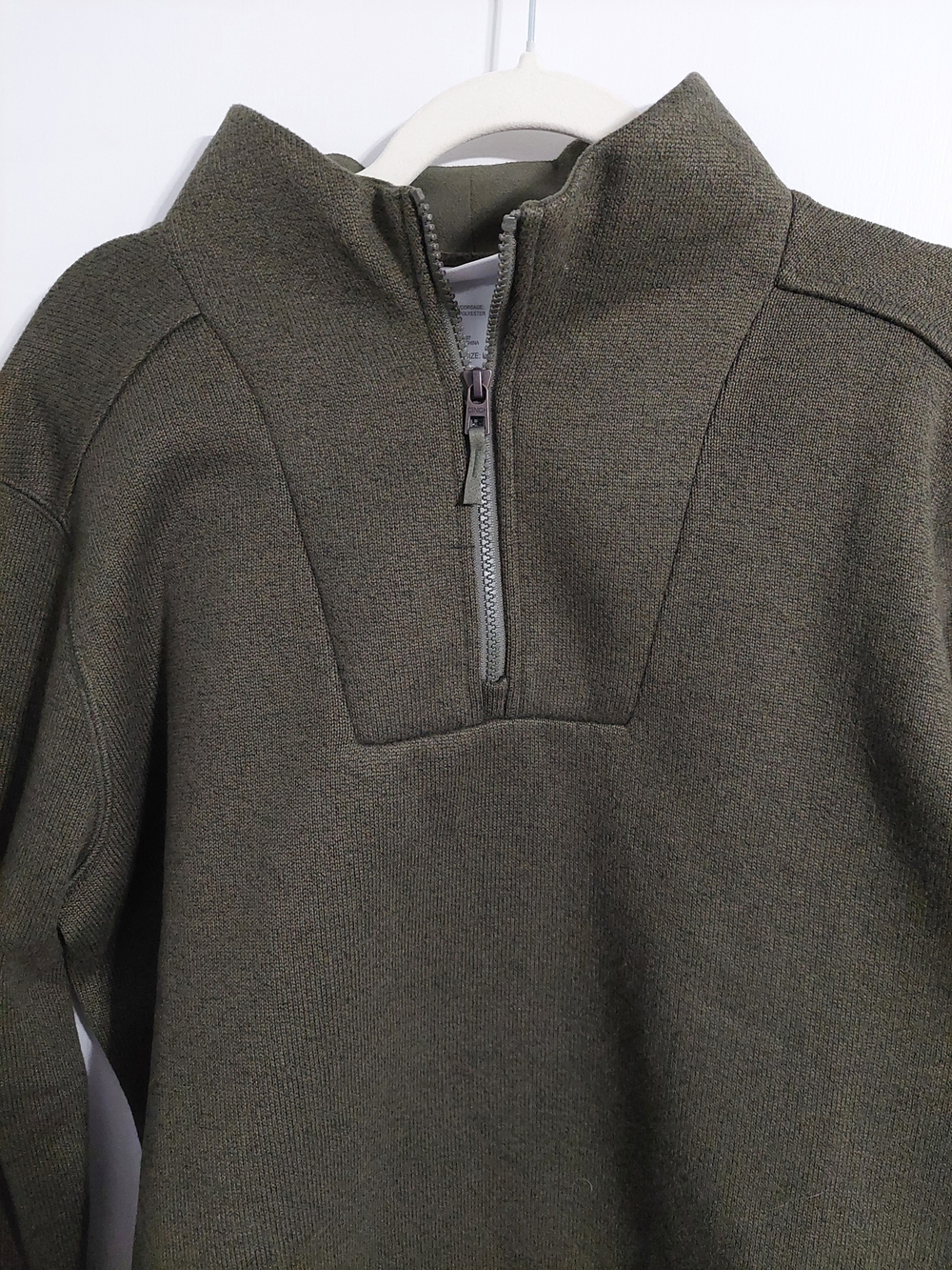 Cinch Olive Half-Zip Men's Sweater